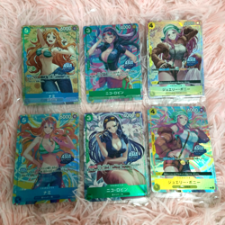 One Piece Card Game TS02 Mini Tin Vol 2 Full Set of 6 Promo Foil Asia (SEALED) - Image 4