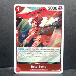 2023 ONE PIECE ENGLISH AWAKENING OF THE NEW ERA BELO BETTY OP05-015 (R) RARE - Image 1
