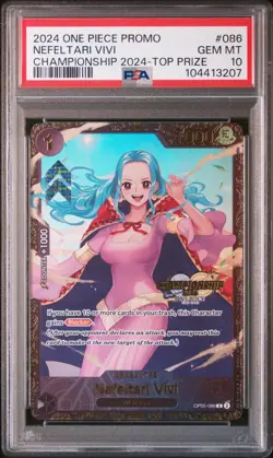 Nefeltari Vivi One Piece 2024 Championship 2024 Top Prize English #086 PSA 10 - Image 1