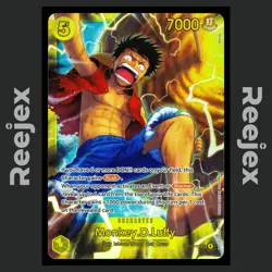 Monkey.D.Luffy - OP15-119 - SEC - Adventure on Kami's Island - One Piece - NM/M - Image 1