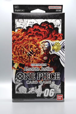 One Piece Card Game: Starter Deck ST-06 - Absolute Justice (ST06) ENG Sealed NEW - Image 1