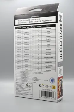 One Piece Card Game: Starter Deck ST-06 - Absolute Justice (ST06) ENG Sealed NEW - Image 4