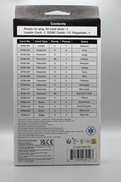 One Piece Card Game: Starter Deck ST-06 - Absolute Justice (ST06) ENG Sealed NEW - Image 5