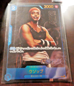 One Piece Card Game Japanese Carte Promo Live Action Holo Usopp P-049 Mint - Image 1