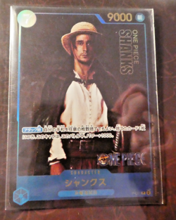 One Piece Card Game Japanese Carte Promo Live Action Holo Shanks P-051 Mint - Image 1