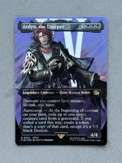 Ardyn, The Usurper #524 Surge Foil - Borderless MTG Final Fantasy FIN - NM - Image 1