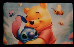 Winnie-the-Pooh and Stitch Disney Lorcana TCG Playmat (1) - Image 1