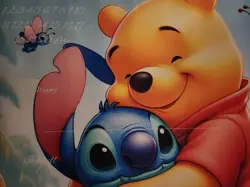 Winnie-the-Pooh and Stitch Disney Lorcana TCG Playmat (1) - Image 2