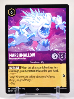 Disney Lorcana TCG The First Chapter Marshmallow 50/204 Super Rare Regular - Image 1