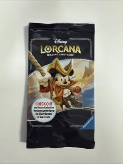 NEW! Disney Cruise Line Lorcana TCG Mickey Mouse Pirate Captain Promo SEALED! - Image 2