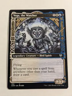 [1x] ​Vega the Watcher Showcase Kaldheim 332 MTG Magic Gathering NM/Mint​ GW1 - Image 1