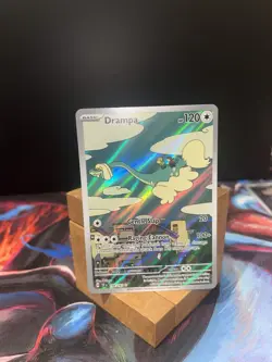 Drampa Illustration Rare Pokemon Card Temporal Forces 184/162 NM - Image 3