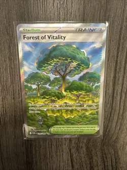 Pokemon Forest of Vitality 109/088 POR Stadium Trainer Rare Holo - English Card - Image 1