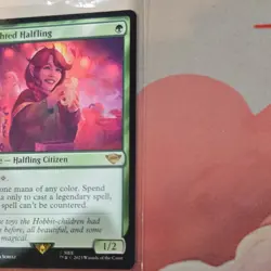 Magic: The Gathering Delighted Halfling Regular Card 158 Lord of the Rings Rare - Image 3