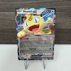 Pokemon Card Meowth ex 062/088 Perfect Order (POR) Holofoil Double Rare NM TCG - Image 1