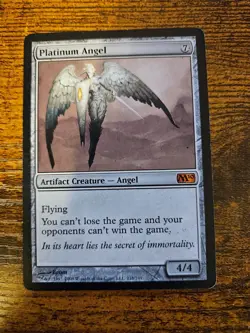 Platinum Angel Magic 2010 / M10 NM Artifact Mythic Rare MAGIC CARD - Image 1