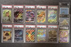 Pokemon TCG Graded Slab Card Lot Of 13 PSA/CGC/TSG DIFFERENT GRADES - Image 1