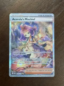 Pokemon Acerola's Mischief 183/132 Me01: Mega Evolution Holo Trainer Card - Image 1