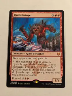 [1x] ​Quakebringer Mythic Kaldheim 145/285 MTG Magic Gathering NM/Mint​ GW1 - Image 1