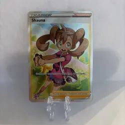 Shauna 263/264 Fusion Strike NM Full Art Ultra Rare Pokemon Card - Image 1
