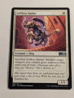 [1x] ​Selfless Savior Core Set 2021 036/274 MTG Magic Gathering NM/Mint​ GW1 - Image 1