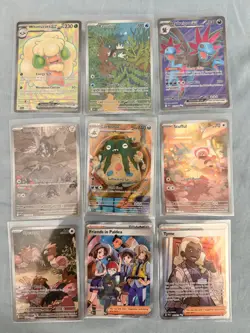 Random lot of 9 Pokemon 151 IRs Full Art - TCG Trading Cards NM 636996769739 - Image 1