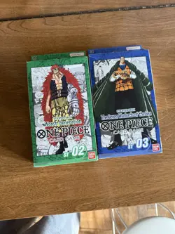 One Piece Tcg Starter Decks ast2 ST3 Open Box Unused Cards - Image 1
