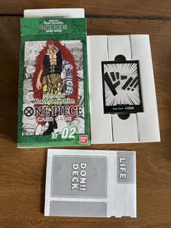 One Piece Tcg Starter Decks ast2 ST3 Open Box Unused Cards - Image 3