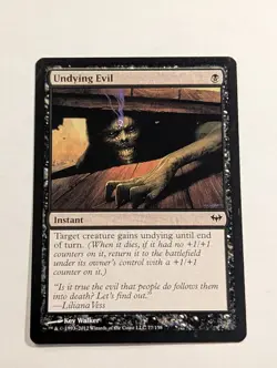 [1x] ​Undying Evil (77/175) Dark Ascension MTG Magic Gathering NM/Mint​ GW1 - Image 1