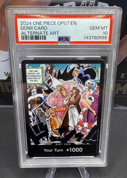 2024 One Piece OP07 Don! Card Alternate Art PSA 10 - Image 1