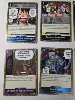 One Piece 12 Card Holo Event Card Lot - Image 3