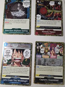 One Piece 12 Card Holo Event Card Lot - Image 4