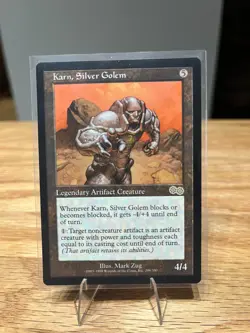 Magic the Gathering - MTG- Karn, Silver Golem - Artifact - Urza’s Saga - NM - Image 1