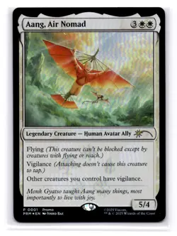 Aang, Air Nomad (Foil) Media Promos 1 LP-NM - Image 1