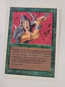 Magic the Gathering MTG Berserk Unlimited Edition LP Light Play - Image 1