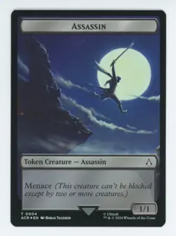 Copy \ Assassin Token (Foil) - 0001/0004 - Assassin's Creed - MTG - Image 1