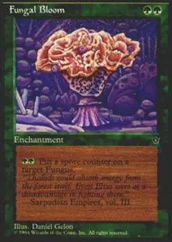 MTG Fungal Bloom, Fallen Empires, Heavily Played, English - Image 1