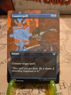 MTG Counterspell Commander Masters Regular Borderless Common NM - Image 1