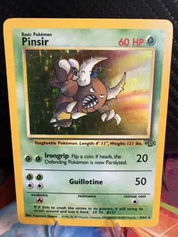 Pinsir 9/64 Jungle Holo LP+ Pokemon WOTC 1999 Vintage - Image 1
