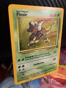Pinsir 9/64 Jungle Holo LP+ Pokemon WOTC 1999 Vintage - Image 4