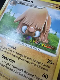 Piloswine Prerelease 46/100 Stormfront Nintendo Regular Pokemon - Image 2