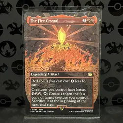 Magic (MTG) - Final Fantasy - The Fire Crystal Borderless -NM - Image 1