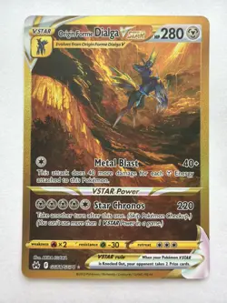Pokemon Origin Forme Palkia VSTAR Secret Rare Holo GG67/GG70 280 HP Crown Zenith - Image 1