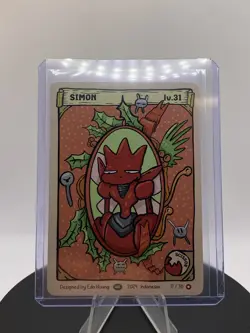 Simon (Scizor) 17/30 - Pokkedo Holiday/Christmas v2 - Pokemon Fan Art Edo Huang - Image 3