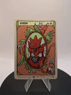Simon (Scizor) 17/30 - Pokkedo Holiday/Christmas v2 - Pokemon Fan Art Edo Huang - Image 5