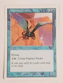 MTG Vigilant Drake (7th Edition/Blue/C) - BGM - Image 1