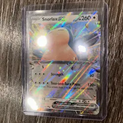 Snorlax Ex 76/131 Pokemon TCG S&V Prismatic Evolutions Double Rare Holo NM - Image 2
