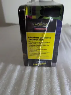Pokemon Detective Pikachu TCG Collector's Chest Tin (Sealed) - 7 Booster Packs & 820650805387 - Image 2