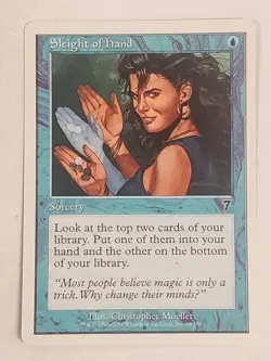 MTG Sleight of Hand (7th Edition/Blue/C) - BGM - Image 1