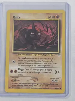 Pokemon TCG Neo Genesis Onix #069/111 Common NM - Image 1